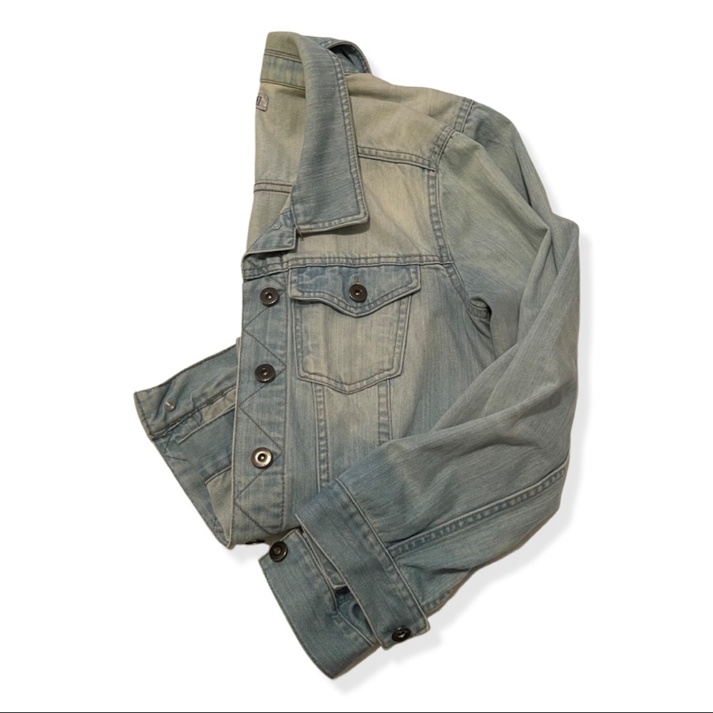 Light was Jean jacket